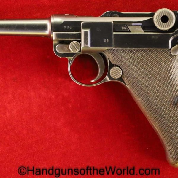 Luger, P.08, DWM, 1913, 9mm, WWI, Machine Gun, Unit Marked, MG, German, Germany, WW1, Handgun, Pistol, Hand gun, P08, P 08, P-08, MG Unit Marked