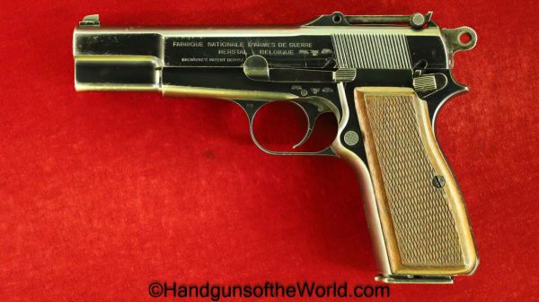 FN, Browning, High Power, 9mm, Very Early, Nazi, WaA613, Proofed, German, Germany, WWII, WW2, Handgun, Pistol, C&R, Collectible, Hand gun, WaA 613, Belgian