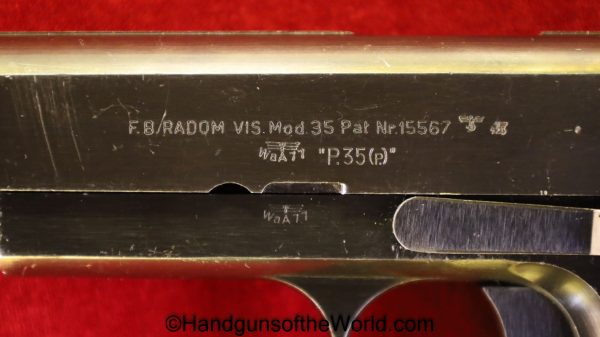 Radom, VIS, P-35, Type I, 9mm, WWII, German, Kriegsmarine, Naval, Navy, Germany, WW2, Type 1, P35, P.35, P 35, Handgun, Pistol, C&R, Collectible, Type, 1, I