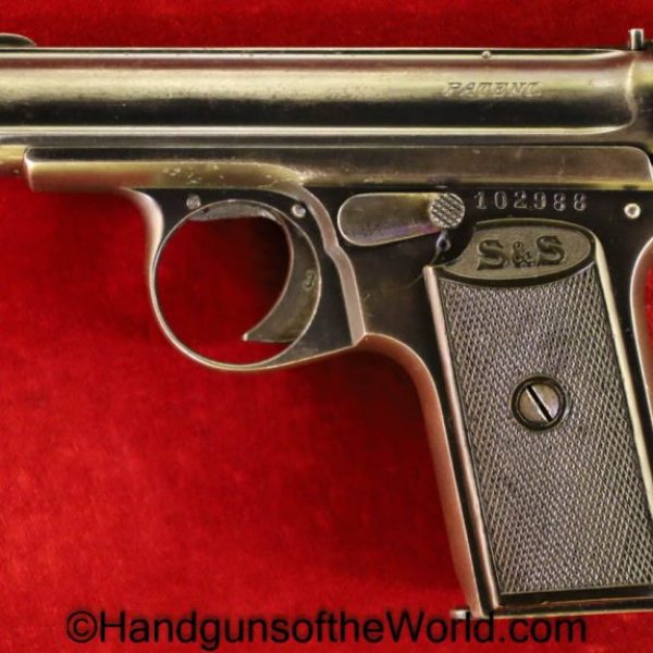 Sauer, Model, 1913, 7.65mm, with Holster, 7.65, 32, .32, acp, auto, German, Germany, Handgun, Pistol, C&R, Collectible, Pocket, Hand gun, Rig, Firearm