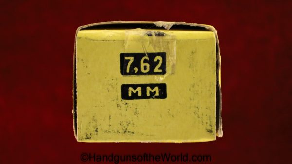 Russian, 1895, Nagant, 7.62mm, Training, Ammo, Training Ammo, Ammunition, Original, Collectible, Russia, Soviet, USSR, Soviet Union, 7.62, Post War
