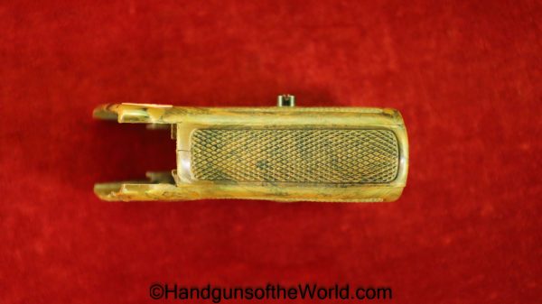 Walther, PPk, WWII, Era, Grips, Grip, WW2, Brown, Bakelite, Wrap-Around, Wrap Around, Wrap, Around, Original, Collectible, German, Germany, Handgun, Pistol