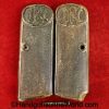 FN, Browning, 1922 Grips, Pre-War, Pre War, Original, Collectible, Grip, Pair, Horn, Belgian, Belgium, Hand gun, Handgun, Pistol
