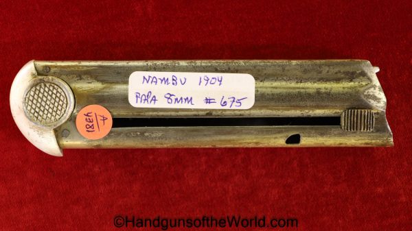 Nambu, 1904, Papa, 8mm, #675, Magazine, Clip, Mag, 675, Original, Japan, Japanese, Model, Handgun, Hand gun, Pistol, Rare, Model 1904