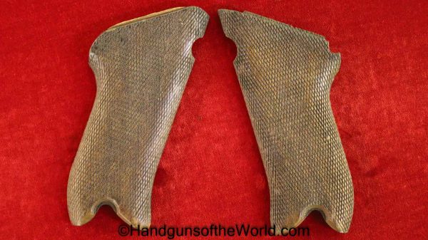 Luger, P.08, Grips, P08, P-08, P 08, German, Germany, DWM, 1910, 1911, 1912, 1913, Original, Handgun, Pistol, Hand gun, Grip, Wood, #91, 91, WWI, WW1