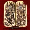 Colt, 1903-1908, Stag, Grips, Stag-Grips, Stag Grips, Grip, American, America, USA, Simulated, Automatic, Pistol, Medallions, With Medallions