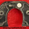 Ruger, BlackHawk, Grips, Original, Collectible, America, American, USA, Black Hawk, Grip, Revolver, Handgun, Hand Gun, Plastic, Black, With medallions