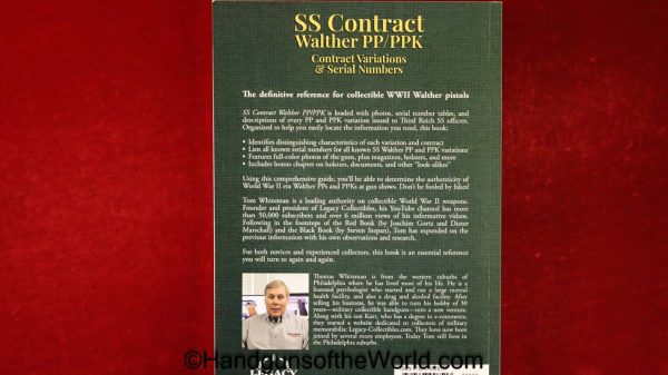 SS Contract Walther PP/PPK, Book, SS Contract Walther PP/PPk-Contract Variations & Serial numbers, Thomas Whiteman, paperback, New, Whiteman, Paper Back