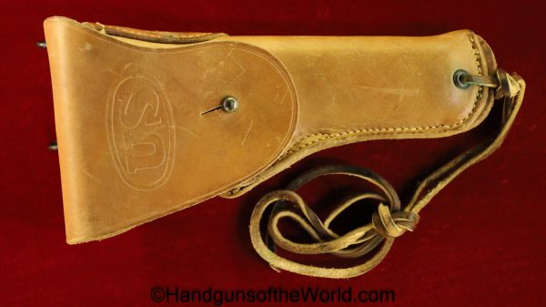 Colt, 1911, 1911A1, US, Boyt 44, Holster, brown, leather, boyt, 44, 1944, WWII, WW2, USA, American, America, Original, Collectible, Handgun, Pistol, Hand gun