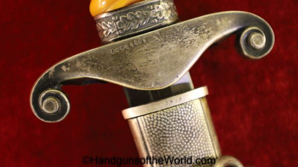 German, Germany, WW2, WWII, Army, Dagger, Eickhorn, with Hanger, Original, Edged Weapon, Weapon, Officer