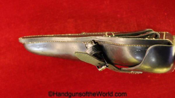 Luger, P08, P 08, P-08, P.08, Holster, CXB 41, Excellent, Black, leather, hard shell, WaA727, German, Germany, WWII, WW2, Original, Collectible, 1941, 41