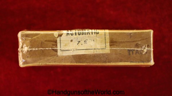 Mauser, C96, Broomhandle, 1896, 7.63mm, Ammo, Sequioa-S.Francisco USA, N20 Automatic 7.63, 7.63, Sequioa, Original, Collectible, Handgun, Ammunition