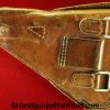 Nambu, Type 14, Holster, brown, leather, clam shell, with chrome fittings, Original, Collectible, Japan, Japanese, Handgun, Pistol, Hand gun, Chrome