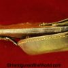 Nambu, Type 14, Holster, brown, leather, clam shell, with chrome fittings, Original, Collectible, Japan, Japanese, Handgun, Pistol, Hand gun, Chrome