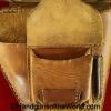 Nambu, Type 14, Holster, brown, leather, clam shell, with chrome fittings, Original, Collectible, Japan, Japanese, Handgun, Pistol, Hand gun, Chrome