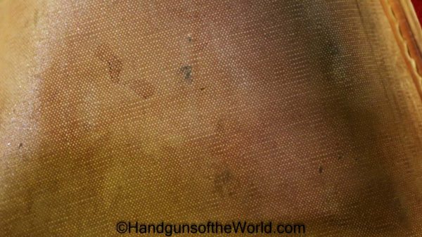 Nambu, Type 14, Holster, Late War, Rubberized canvas, Clam Shell, Original, Collectible, WWII, WW2, Japan, Japanese, Type, 14, Handgun, Pistol, Hand gun