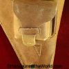 Nambu, Type 14, Holster, Late War, Rubberized canvas, Clam Shell, Original, Collectible, WWII, WW2, Japan, Japanese, Type, 14, Handgun, Pistol, Hand gun