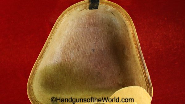 Nambu, Type 14, Holster, Late War, Rubberized canvas, Clam Shell, Original, Collectible, WWII, WW2, Japan, Japanese, Type, 14, Handgun, Pistol, Hand gun