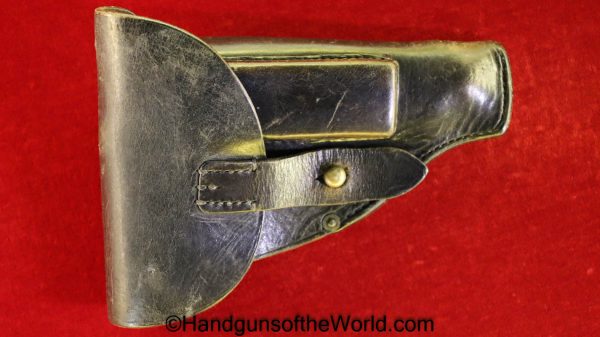 Sauer, Model, 1930, Behorden, Holster, Dated, 1933, Albert Larsen-Berlin, Police, Sunburst, Original, Collectible, German, Germany, Handgun, Pistol, Black