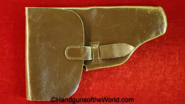 Walther, PPk, Pocket, Holster, Post-War, Post War, Handgun, Pistol, Hand gun, Brown, Leather, Collectible, Period, Vintage, No Belt Loop