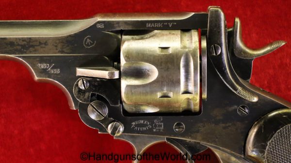 Webley, Mark V, .450-455, 6" Barrel, with Canadian Proof, Canadian, Canada, .455, 455, Handgun, Revolver, C&R, Collectible, Mark 5, Mk V, Mk 5, British