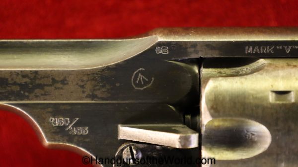 Webley, Mark V, .450-455, 6" Barrel, with Canadian Proof, Canadian, Canada, .455, 455, Handgun, Revolver, C&R, Collectible, Mark 5, Mk V, Mk 5, British