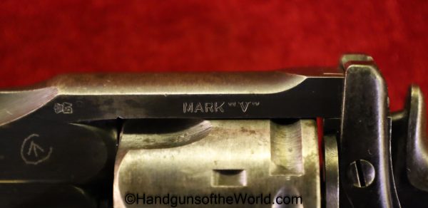 Webley, Mark V, .450-455, 6" Barrel, with Canadian Proof, Canadian, Canada, .455, 455, Handgun, Revolver, C&R, Collectible, Mark 5, Mk V, Mk 5, British