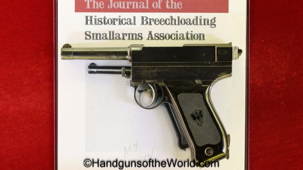 Brixia, Model, 1913, 9mm, Italian, Navy, Naval, Regia Marina, Naval, WWI, WW1, Handgun, Pistol, C&R, Collectible, Glisenti, Hand gun, Rubber Grips