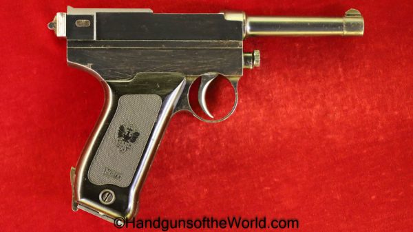 Brixia, Model, 1913, 9mm, Italian, Navy, Naval, Regia Marina, Naval, WWI, WW1, Handgun, Pistol, C&R, Collectible, Glisenti, Hand gun, Rubber Grips