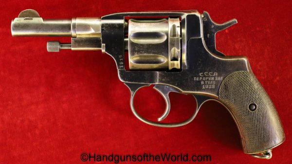 Russian, Russia, 1895, Nagant, Revolver, 7.62mm, NKVD, KGB, Short Barrel, Short Frame, Soviet, Soviet Union, 1928, Handgun, Pistol, C&R, Collectible, 7.62