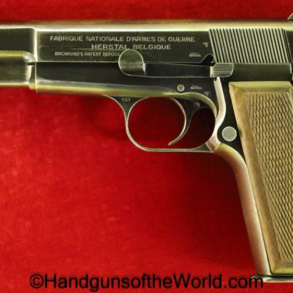 FN, Browning, High Power, 9mm, German, WWII, WW2, Germany, Handgun, Pistol, C&R, Collectible, Hi Power, Hi-Power, Hand gun, Belgian, Belgium, BHP