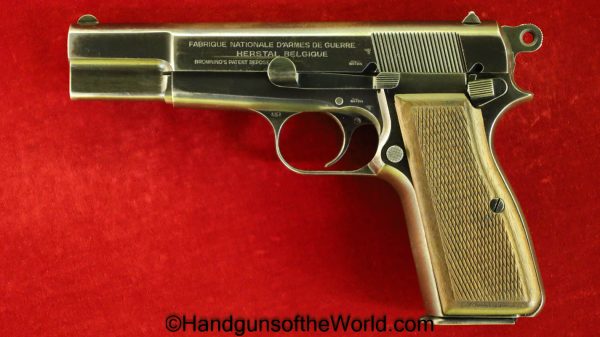 FN, Browning, High Power, 9mm, German, WWII, WW2, Germany, Handgun, Pistol, C&R, Collectible, Hi Power, Hi-Power, Hand gun, Belgian, Belgium, BHP