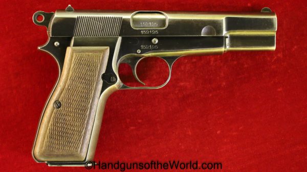 FN, Browning, High Power, 9mm, German, WWII, WW2, Germany, Handgun, Pistol, C&R, Collectible, Hi Power, Hi-Power, Hand gun, Belgian, Belgium, BHP