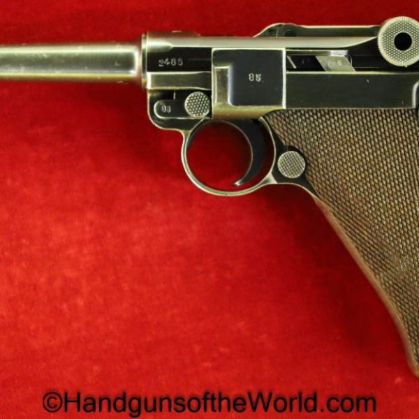 Luger, P08, P 08, P-08, P.08, Mauser, 42-1940, 9mm, German, WWII, WW2, Germany, 1940, 42, Handgun, Pistol, C&R, Collectible, Hand gun, E/655, E655, E 655