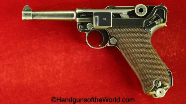 Luger, P08, P 08, P-08, P.08, Mauser, 42-1940, 9mm, German, WWII, WW2, Germany, 1940, 42, Handgun, Pistol, C&R, Collectible, Hand gun, E/655, E655, E 655