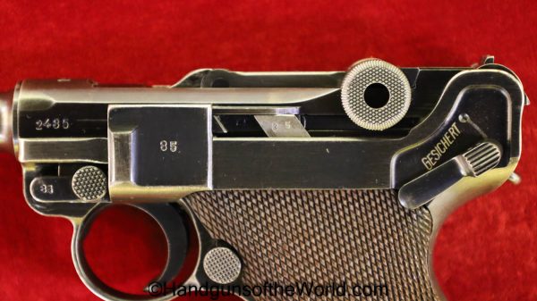 Luger, P08, P 08, P-08, P.08, Mauser, 42-1940, 9mm, German, WWII, WW2, Germany, 1940, 42, Handgun, Pistol, C&R, Collectible, Hand gun, E/655, E655, E 655