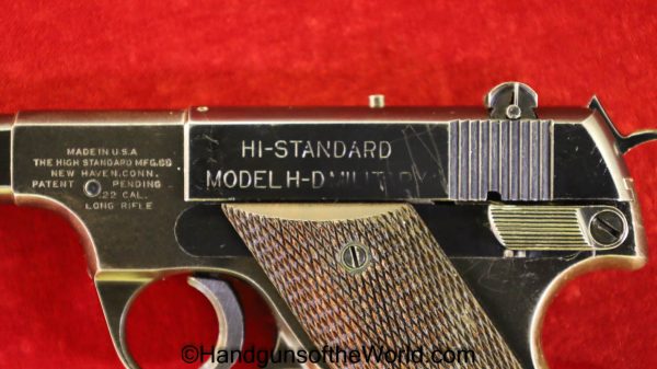 High Standard, HD Military, .22lr, 6 3/4" Barrel, Hi Standard, HD, Military, Handgun, Pistol, Target, Collectible, 22, .22, 22lr, Hi-Standard, USA, American