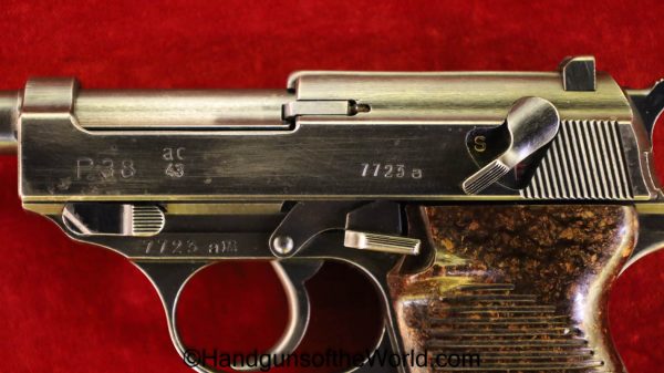 Walther, P-38, AC 43, 9mm, German, WWII, WW2, Germany, Handgun, Pistol, C&R, Collectible, Hand gun, P38, P.38, P 38, AC, 43, 1943, AC43, AC-43