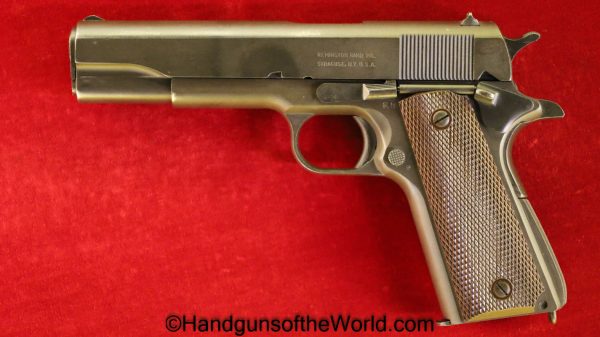 Colt, 1911A1, 1911, Remington Rand, .45acp, US, Army, 1943, WWII, WW2, Handgun, Pistol, C&R, Collectible, Remington, 45, .45, acp, auto, USA, American