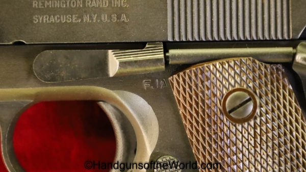 Colt, 1911A1, 1911, Remington Rand, .45acp, US, Army, 1943, WWII, WW2, Handgun, Pistol, C&R, Collectible, Remington, 45, .45, acp, auto, USA, American