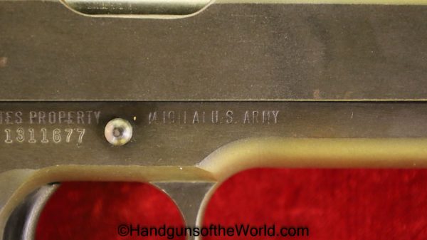 Colt, 1911A1, 1911, Remington Rand, .45acp, US, Army, 1943, WWII, WW2, Handgun, Pistol, C&R, Collectible, Remington, 45, .45, acp, auto, USA, American