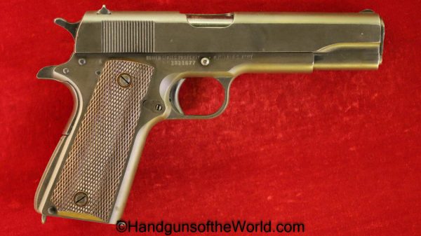 Colt, 1911A1, 1911, Remington Rand, .45acp, US, Army, 1943, WWII, WW2, Handgun, Pistol, C&R, Collectible, Remington, 45, .45, acp, auto, USA, American