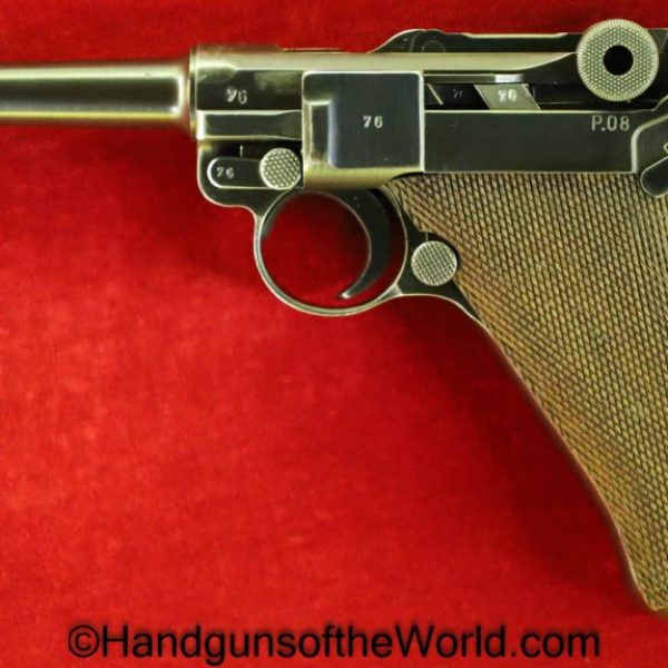 Luger, P08, P-08, P 08, P.08, Mauser, BYF41, 9mm, German, WWII, WW2, Germany, Handgun, Pistol, C&R, Collectible, 1941, 41, byf, byf 41, byf-41, E/655