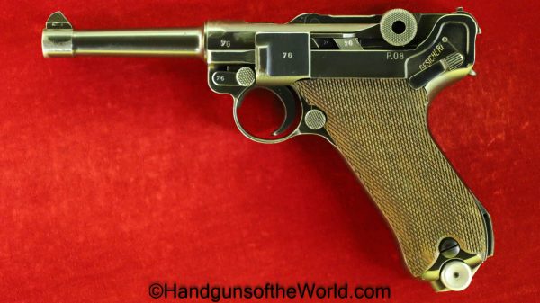 Luger, P08, P-08, P 08, P.08, Mauser, BYF41, 9mm, German, WWII, WW2, Germany, Handgun, Pistol, C&R, Collectible, 1941, 41, byf, byf 41, byf-41, E/655