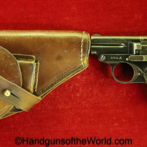 Steyr, Model, 1909, 6.35mm, Dated, 1919, with Holster, Austria, Austrian, Handgun, Pistol, C&R, Collectible, VP, Vest Pocket, Hand gun, 25, .25, acp, auto