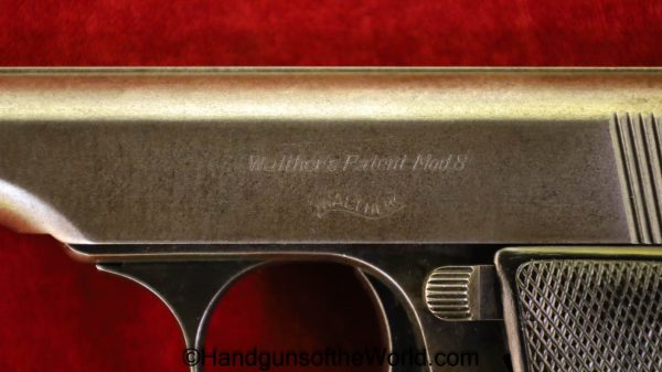 Walther, Model 8, 6.35mm, 1st, First, Variation, Variant, 6.35, Model, 8, VIII, 25, .25, acp, auto, German, Germany, Handgun, Pistol, C&R, Collectible, VP