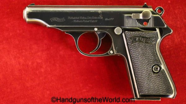 Walther, PP, .22lr, Pre-War, Pre War, 22, 22lr, .22, German, Germany, Handgun, Pistol, C&R, Collectible, 1938, Hand gun, Pocket, Target, C/N, Crown N