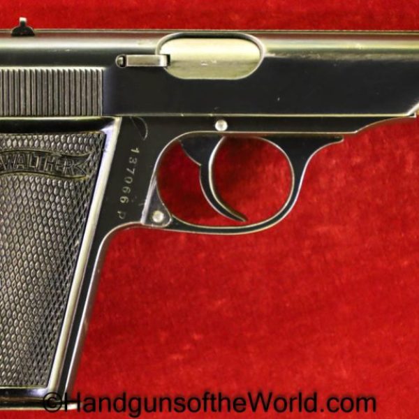 Walther, PP, .22lr, Pre-War, Pre War, 22, 22lr, .22, German, Germany, Handgun, Pistol, C&R, Collectible, 1938, Hand gun, Pocket, Target, C/N, Crown N