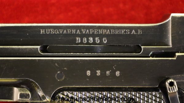 Husqvarna, M40, M 40, M.40, M-40, Lahti, 9mm, Danish Contract, Full Rig, Danish, Denmark, Sweden, Swedish, Handgun, Pistol, C&R, Collectible, with Holster