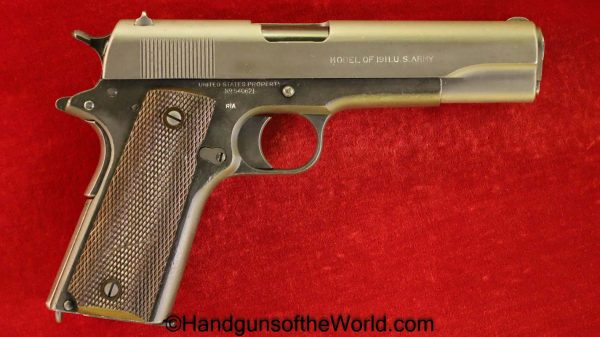 Colt, 1911, .45acp, US Property, Marked, RIA, Reissue, with Shipping Box, Boxed, with Box, Handgun, Pistol, C&R, Collectible, 45, .45, acp, auto, Vietnam